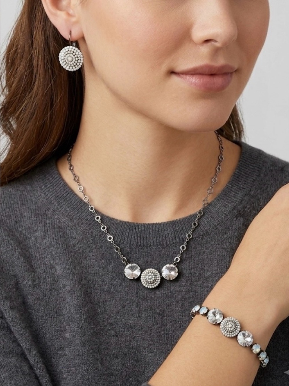 Mariana Swarovski Crystal Necklace, Bracelet & Earrings Set